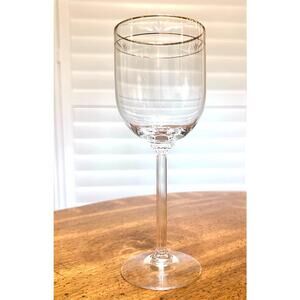 Lenox Kingston Retired Water Goblet Gold Trim-8 3/8"-Excellent!